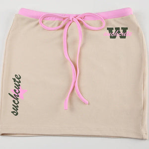 Barbiecore Tank & Skirt Two Piece Set