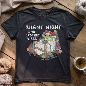 Silent Night and Crochet Vibes T-shirt