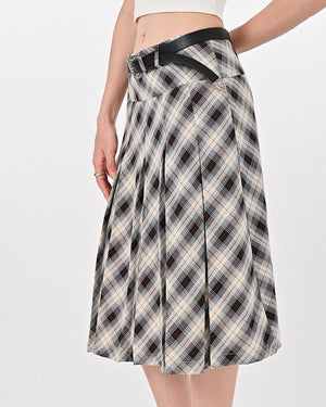 Good Manners Plaid Kilt Skirt