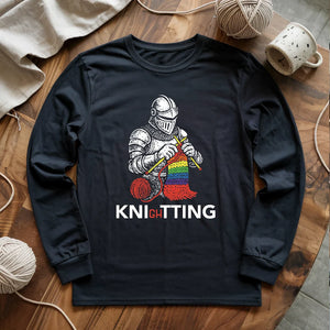Knight Knitting Long Sleeve T-shirt