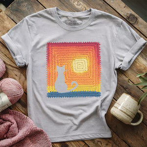 Cat Granny Square T-shirt