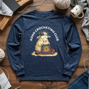 ADHD Crocheting Club Long Sleeve T-shirt