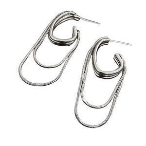 Self Made Chain Earrings