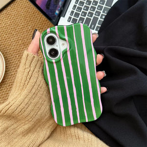 Pastel Wavy Striped iPhone Case