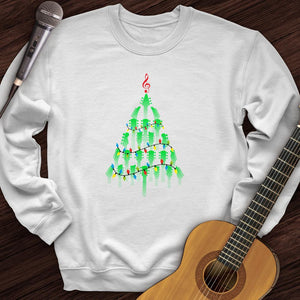 Guitar Christmas Tree Crewneck