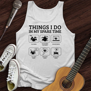All I Do is Drum Unisex Tank