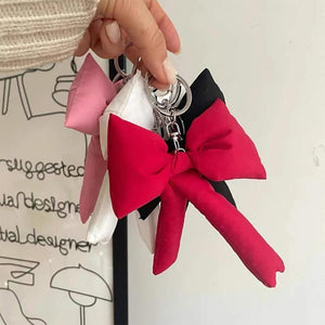 Puffy Bow Keychain