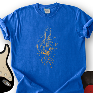 Abstract Treble Clef T-Shirt