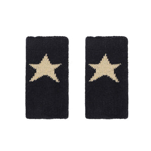 2000's Star Knitted Fingerless Gloves