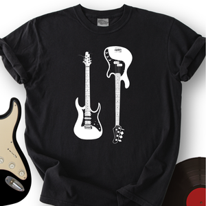 Electric and Bass Guitar T-Shirt