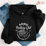 ADHD Knitting Club Hoodie