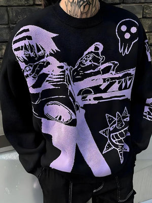 Anime Knitted Sweater