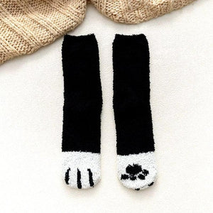 Cat Paw Plush Socks