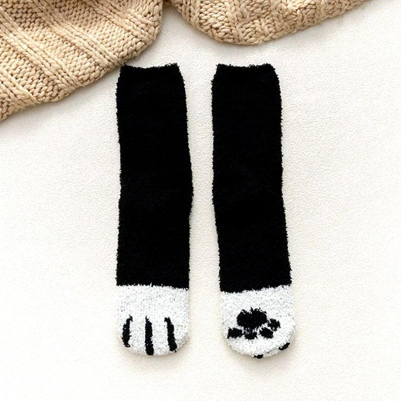 Cat Paw Plush Socks