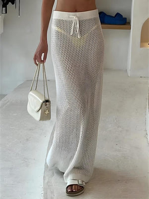 Crochet Beach Maxi Skirt