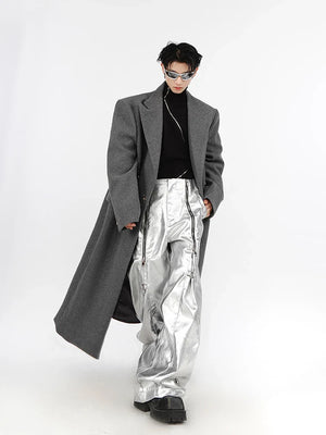 Cyberpunk Zip-Up Parachute Pants