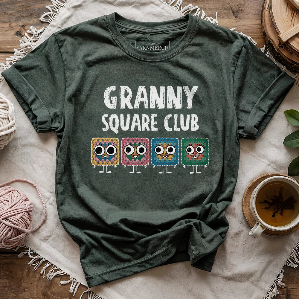 Granny Square Club T-shirt