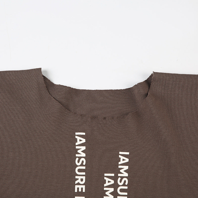 Graphic Printed Slim Fit Top