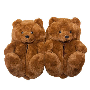 Hugging Teddy Bear Slippers