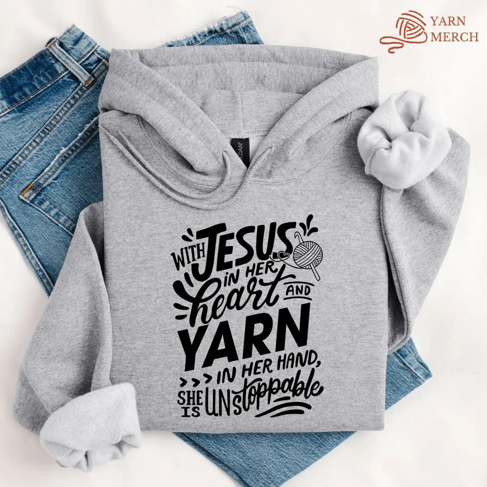 Jesus And Yarn Hoodie
