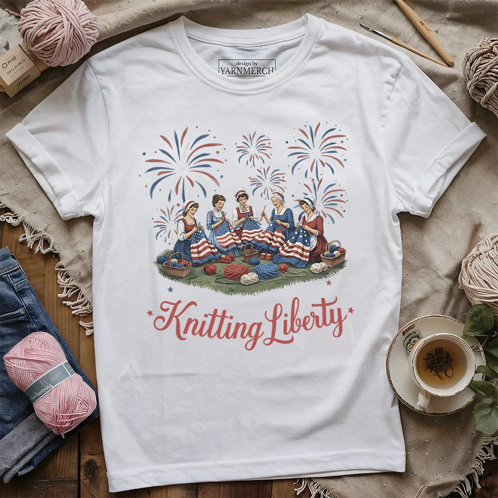 Knitting Liberty T-shirt