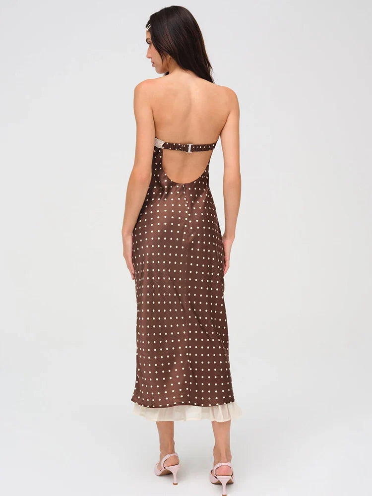 Polka Dot Midi Dress