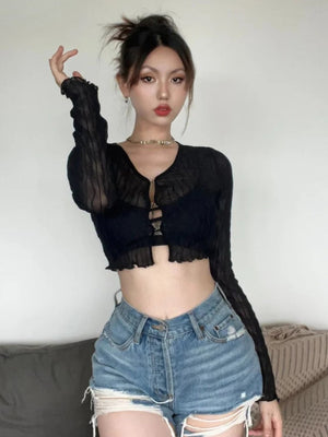 Sheer Crop Top