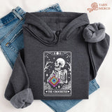 Skeleton Crocheter Tarot Hoodie