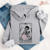 Skeleton Crocheter Tarot Hoodie
