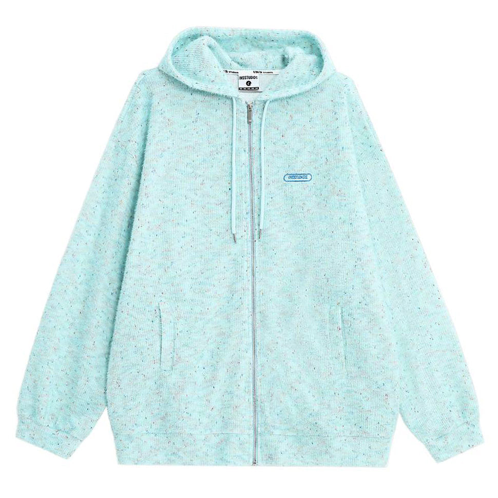 Casual Friday Knit Zip Hoodie