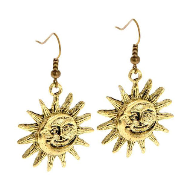 Sun And Moon Earrings