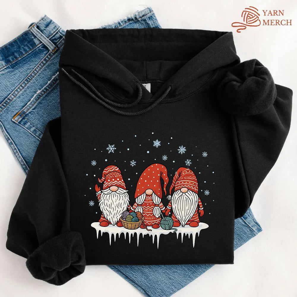 Three Knitty Gnomes Hoodie