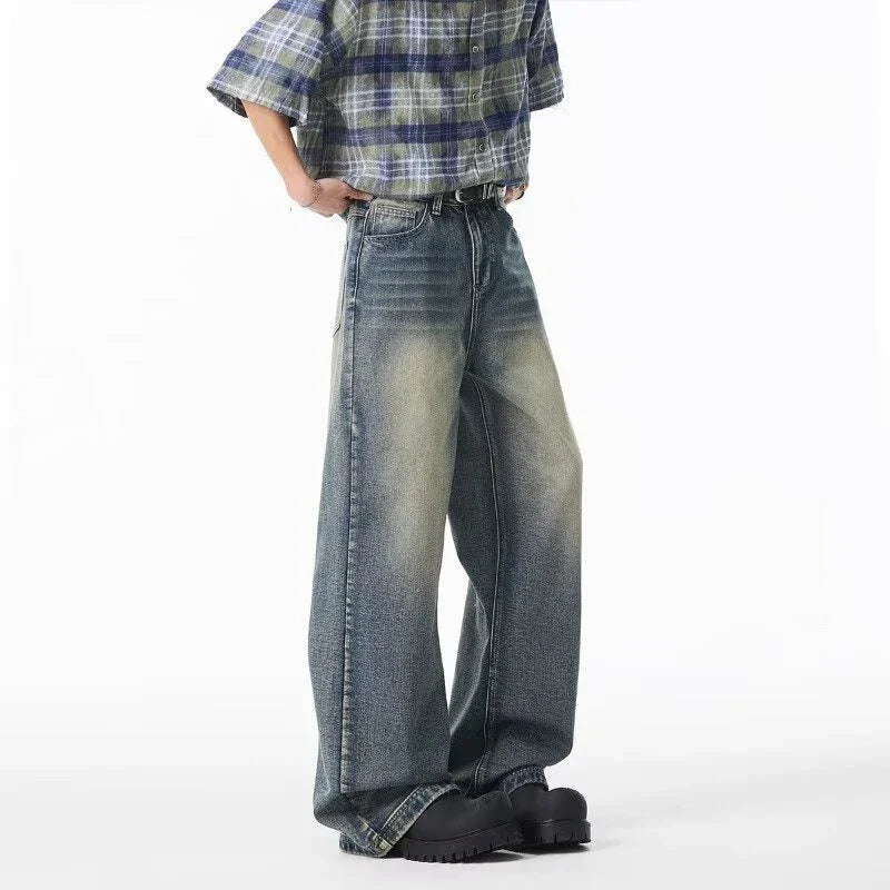 Washed Wide Leg Pants