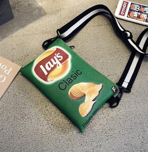 Weirdcore Chips Crossbody Bag