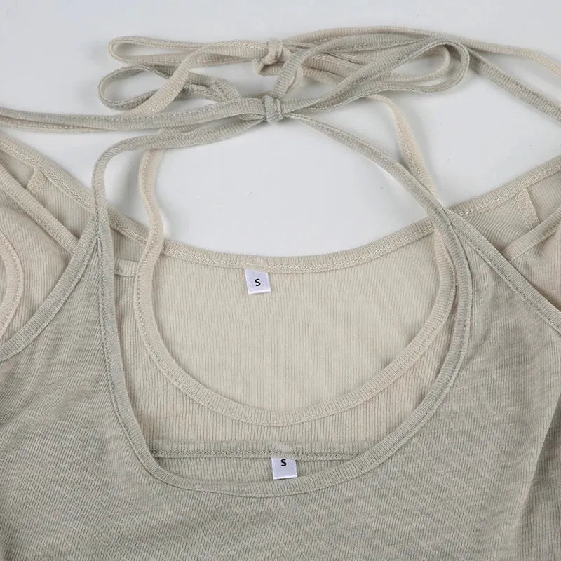 Y2K Cut Out Crop Top