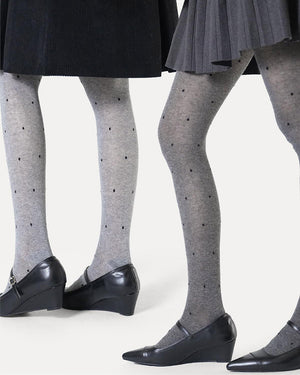 Madeleine Polka Dot Knit Tights