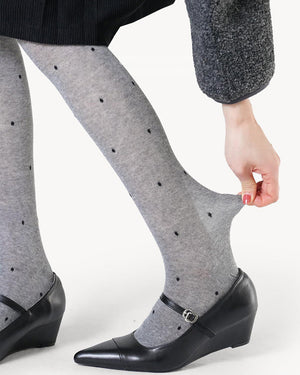 Madeleine Polka Dot Knit Tights