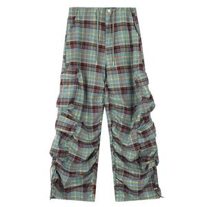 Teen Spirit Plaid Cargo Pants