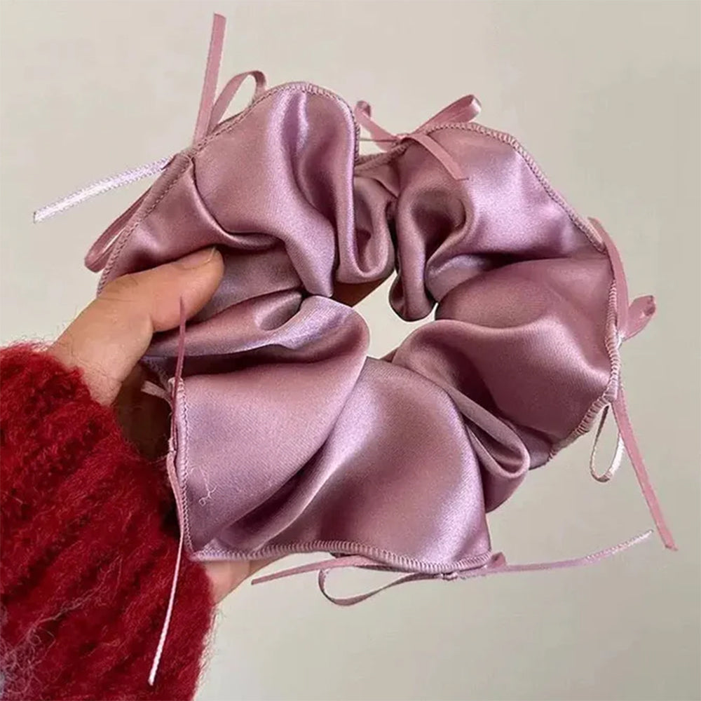 Balletcore Satin Scrunchie