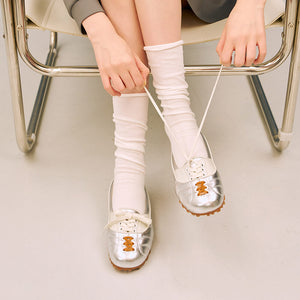 Blokette Lace Up Ballet Sneakers