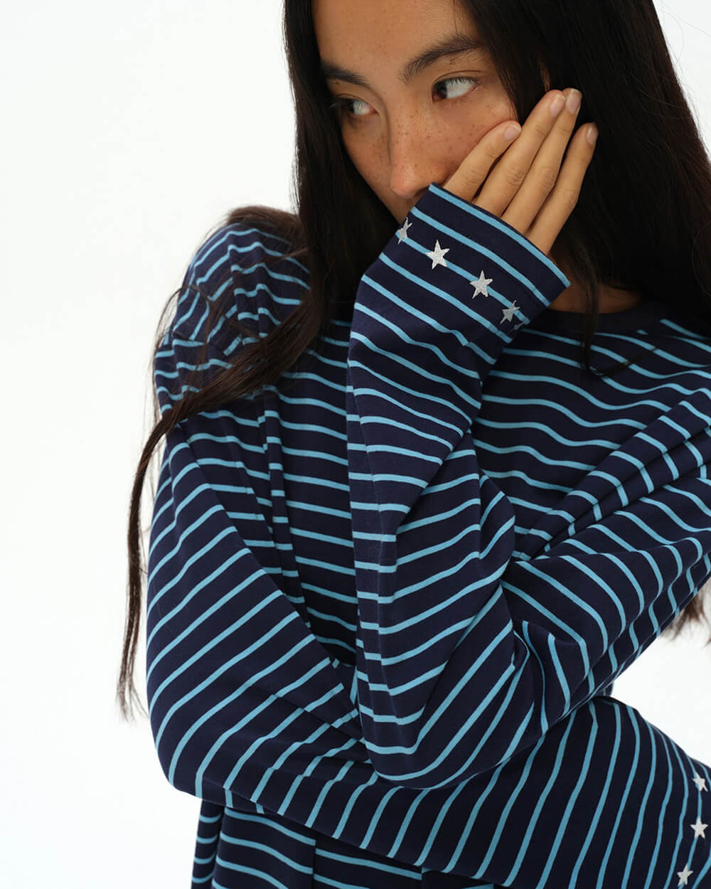 Personality Crisis Striped Long Sleeve Shirt