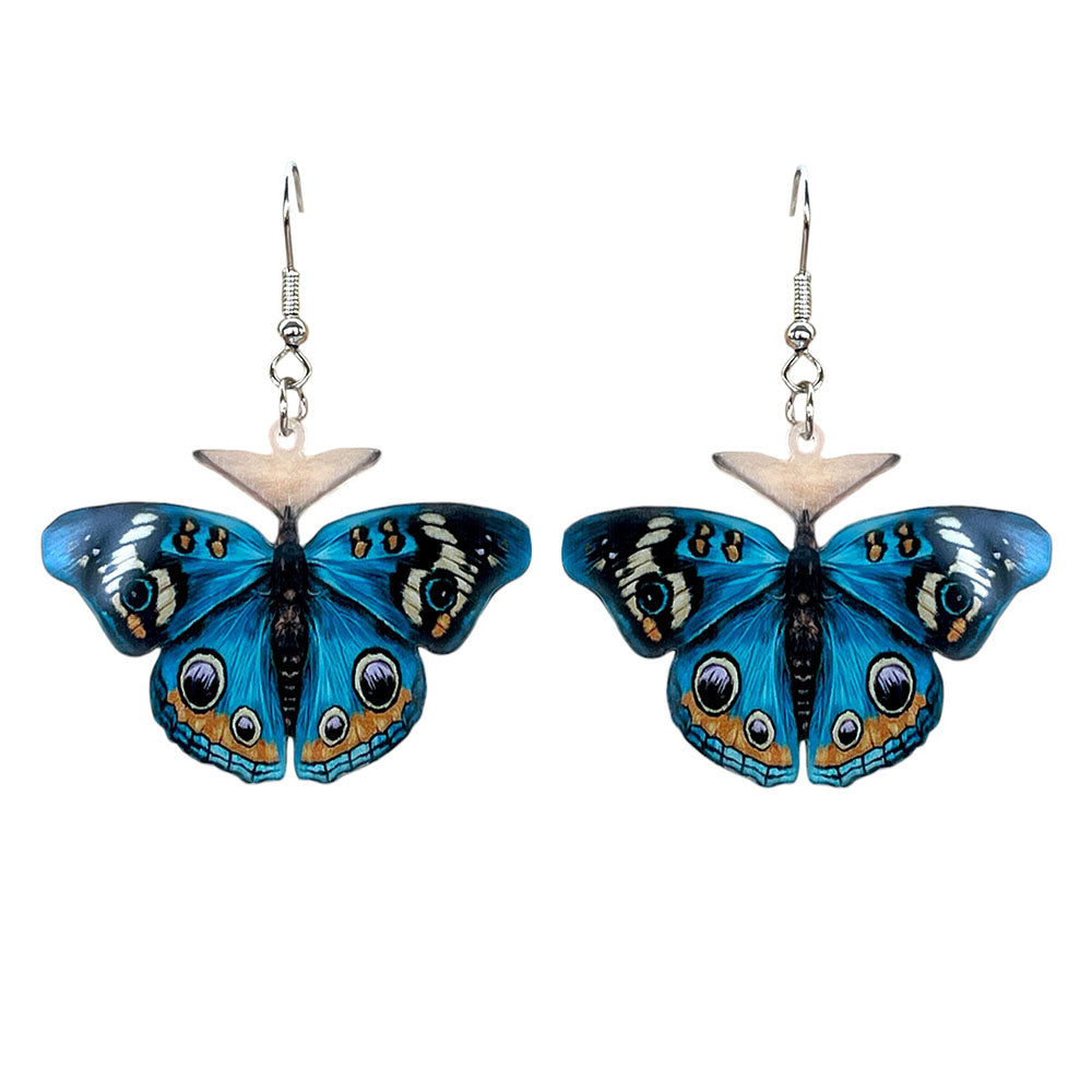 Blue Butterfly Earrings