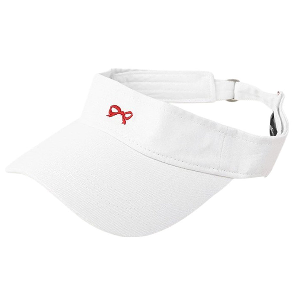 Bow Embroidery Tennis Visor