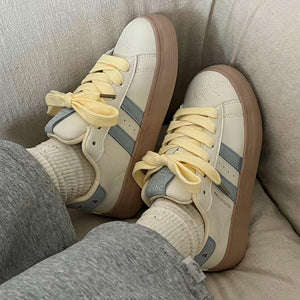 Cheese Print Aesthetic Sneakers