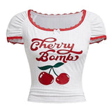 Cherry Bomb Crop Top