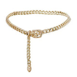 Chunky Buckle Chain Belt
