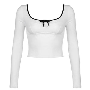 Coquette Aesthetic Long Sleeve Top