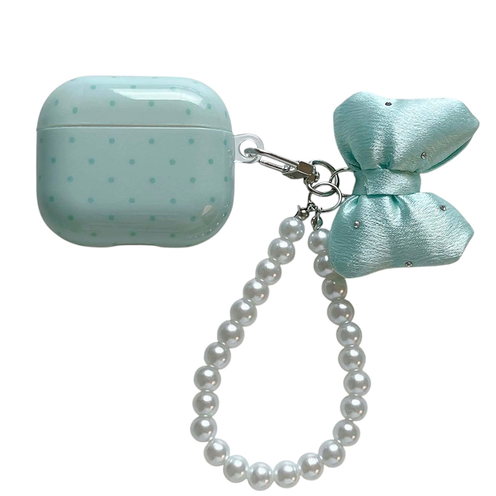 Coquette Bow Pearl AirPods Case