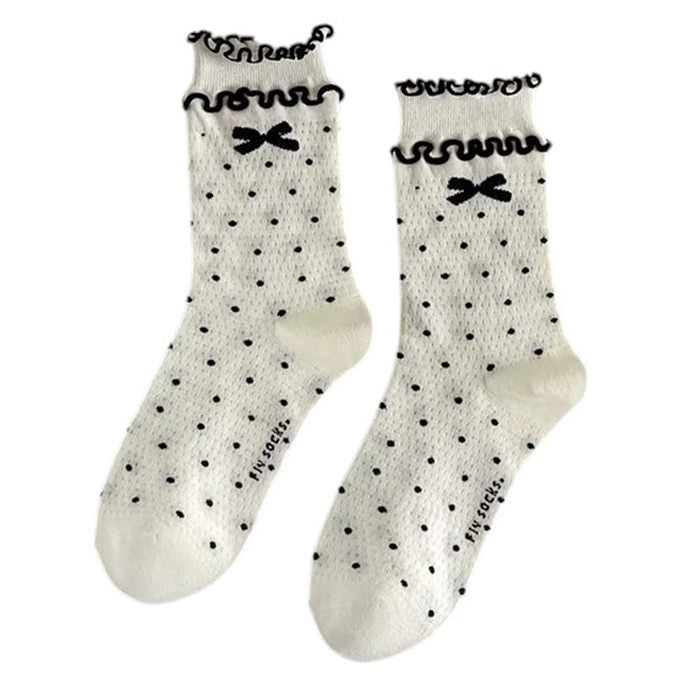 Coquette Style Bow Socks