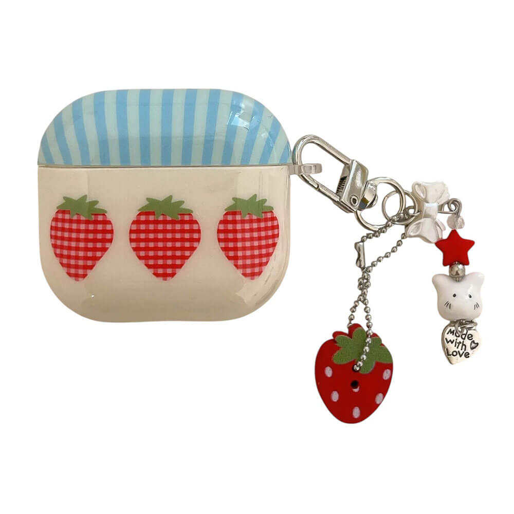 Cottagecore Strawberry AirPods Case
